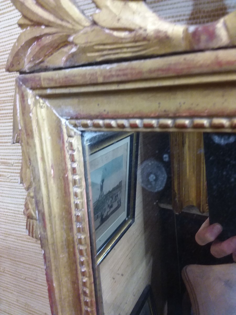 Miroir De Style Louis XVI XIXème -photo-2