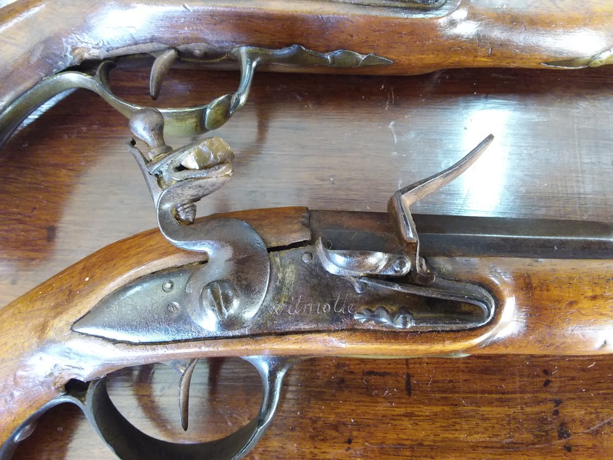 Paire De Pistolets à Silex-photo-3