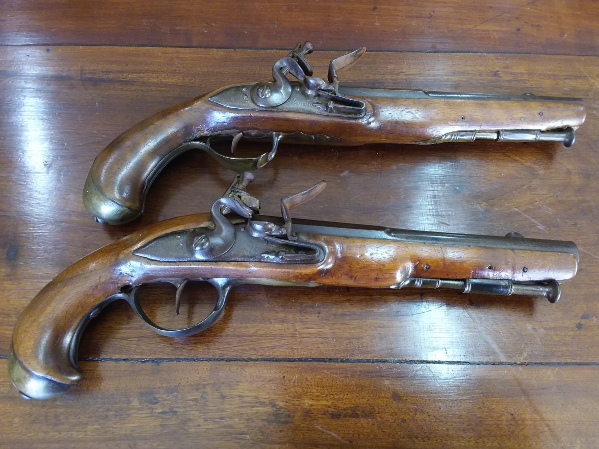 Paire De Pistolets à Silex