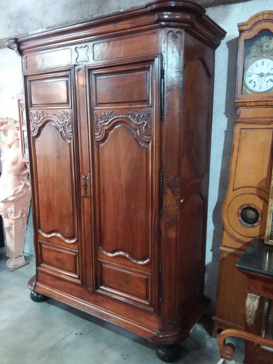 Louis XIV Massive Walnut Armoire XVIIIth