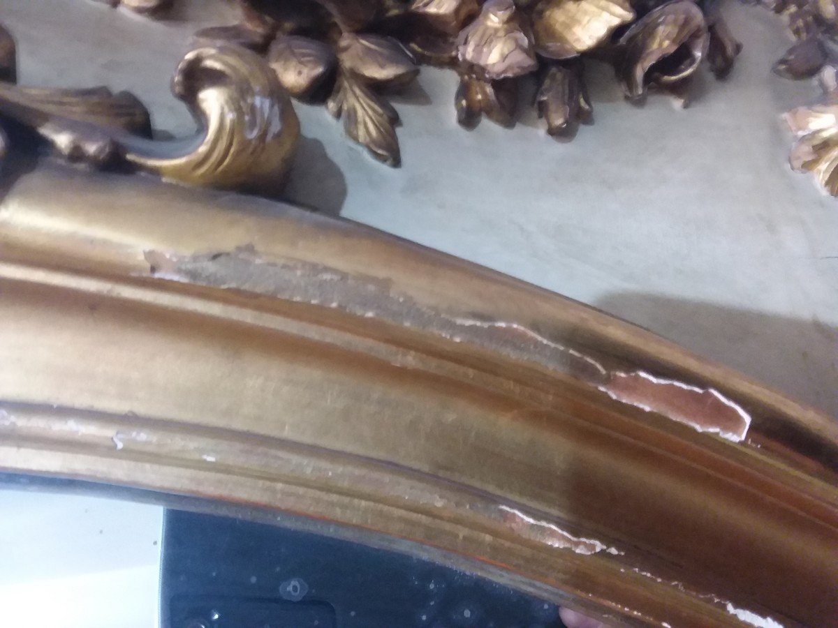 Important Miroir De Boiserie Napoléon III -photo-3