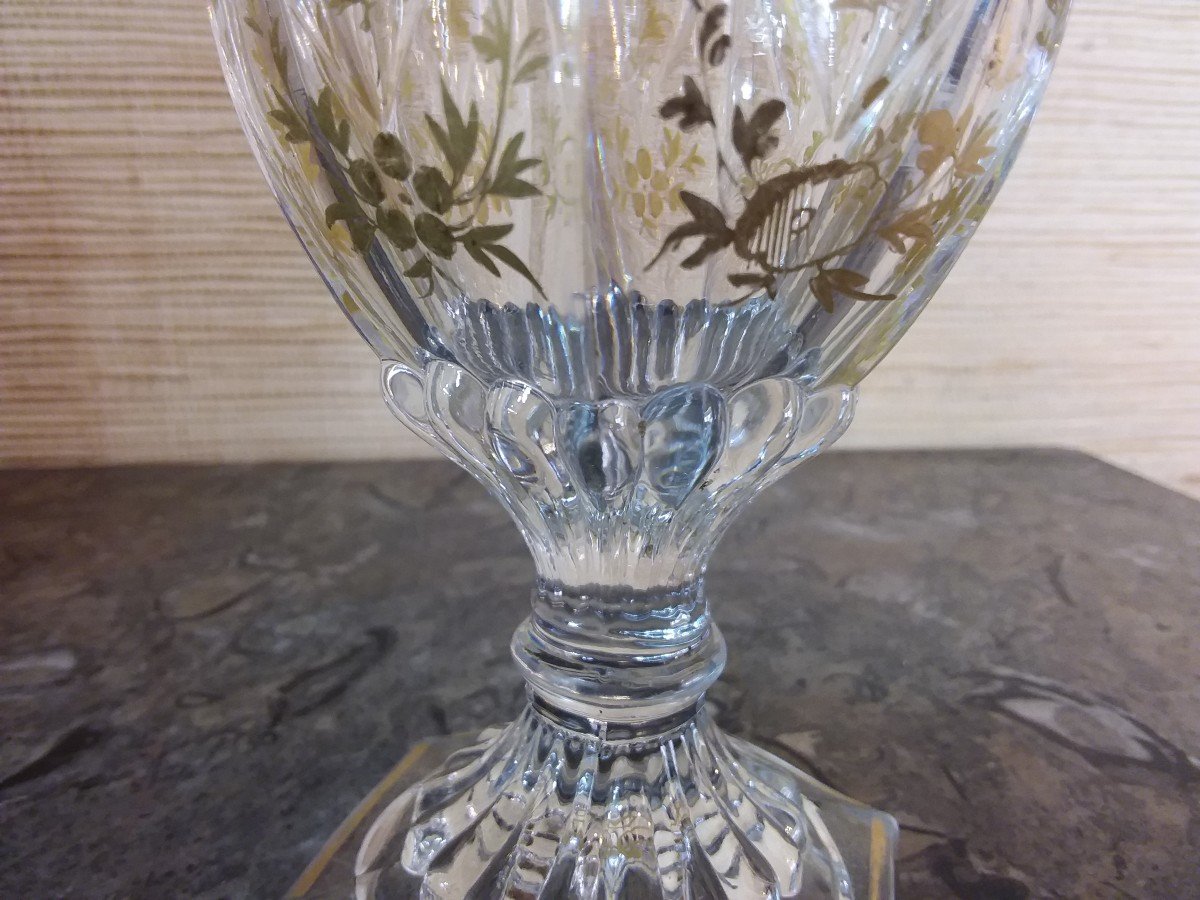 Crystal Chalice Shaped Glass-photo-3