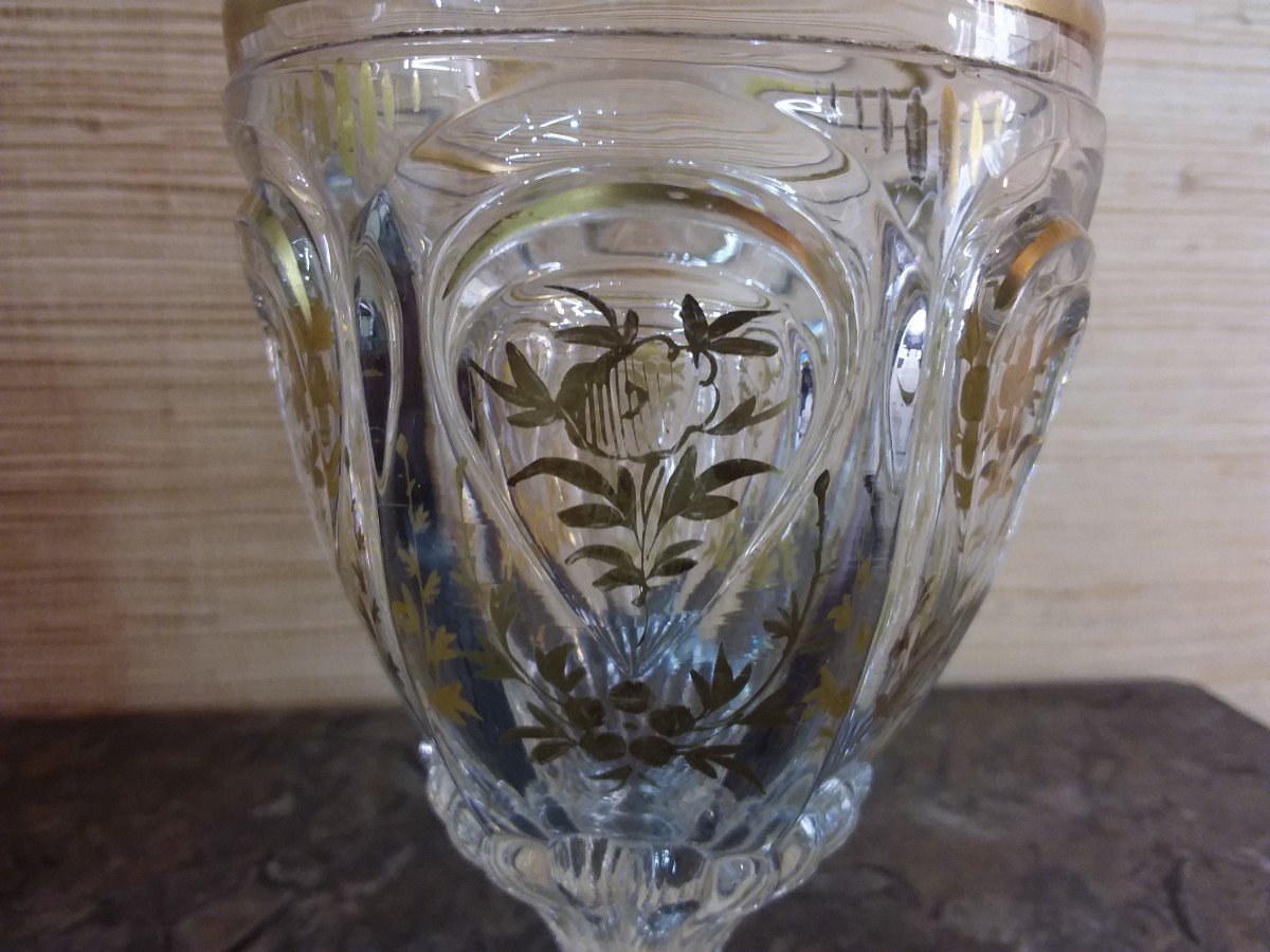 Crystal Chalice Shaped Glass-photo-7