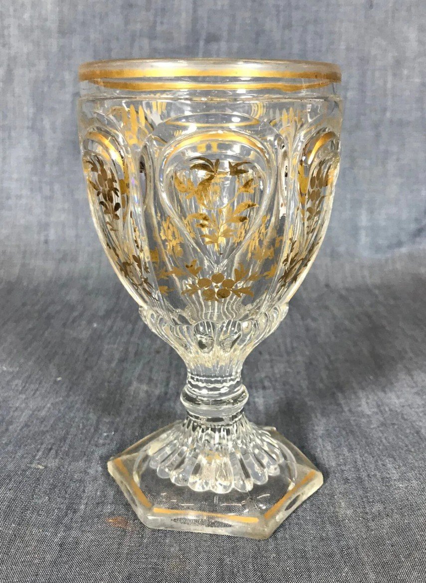 Crystal Chalice Shaped Glass