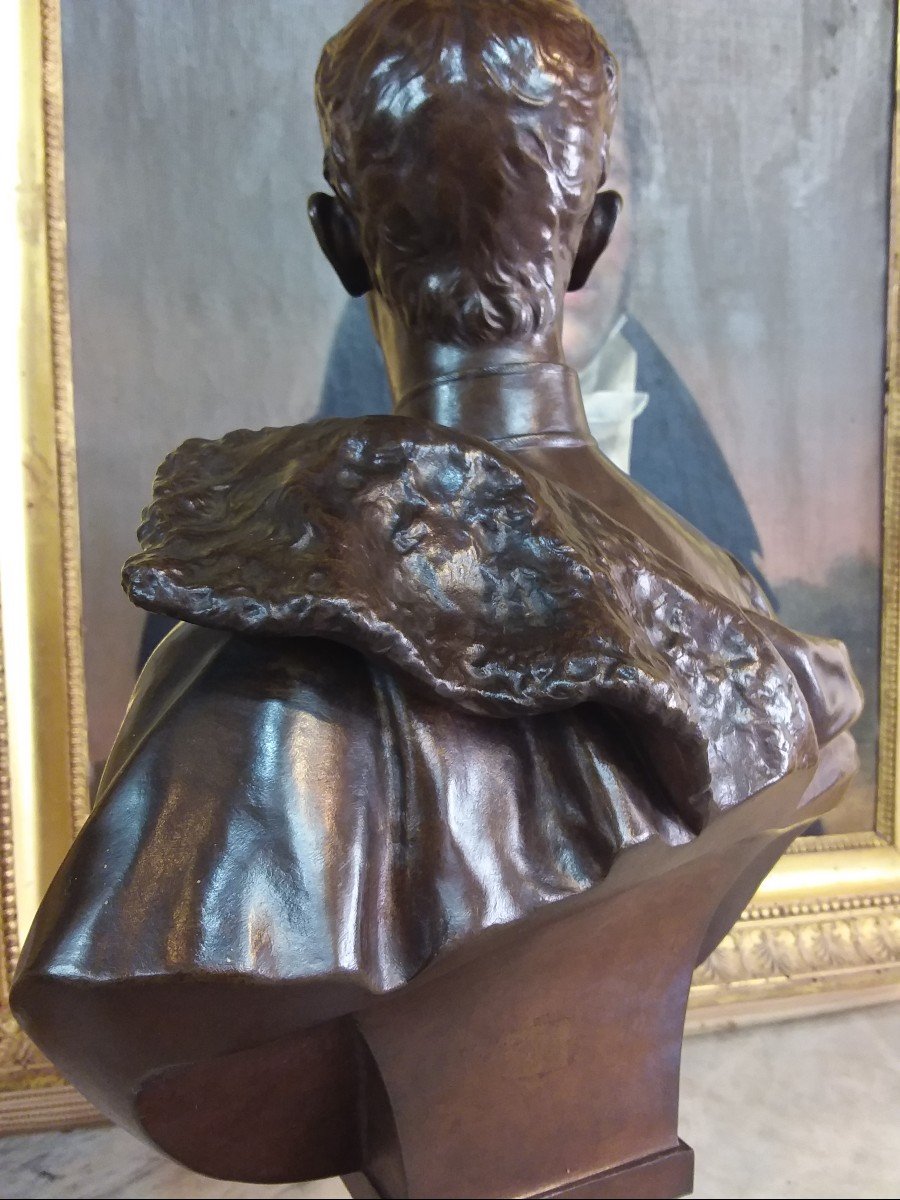 Bust Of The Imperial Prince, Napoleon Eugene Bonaparte In British Uniform-photo-3