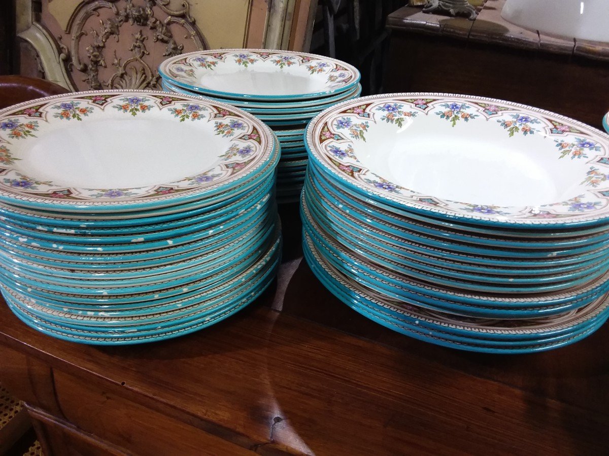 Service De Table 131 Pièces Wedgwood Renaissance Etruria England-photo-1