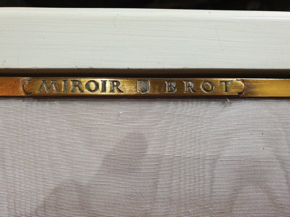 Important Miroir Triptyque Sur Pied De La Maison Brot-photo-3