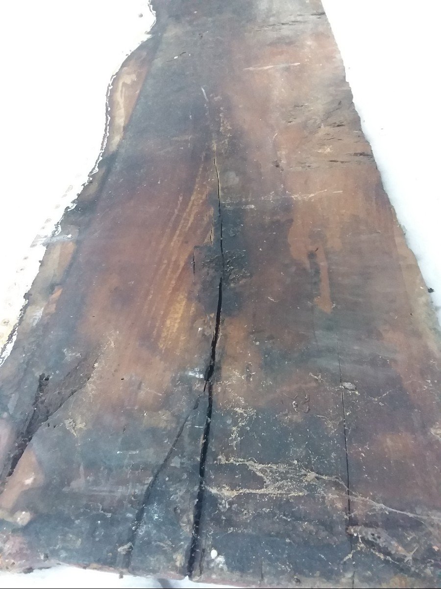 XVIIIth Fireplace In Painted Wood With Crossbow-photo-8