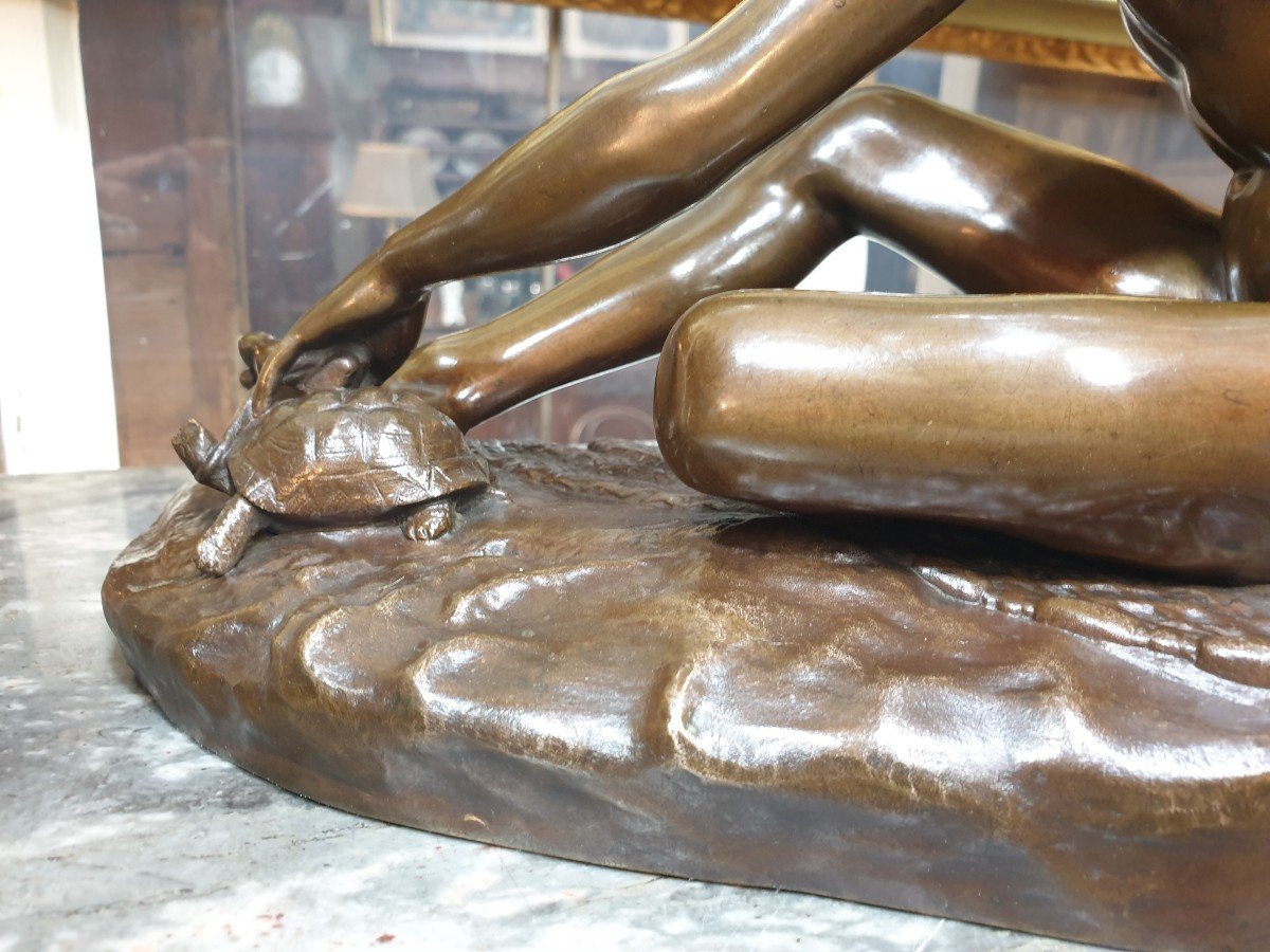 Sujet en bronze d'après François Rude -photo-4