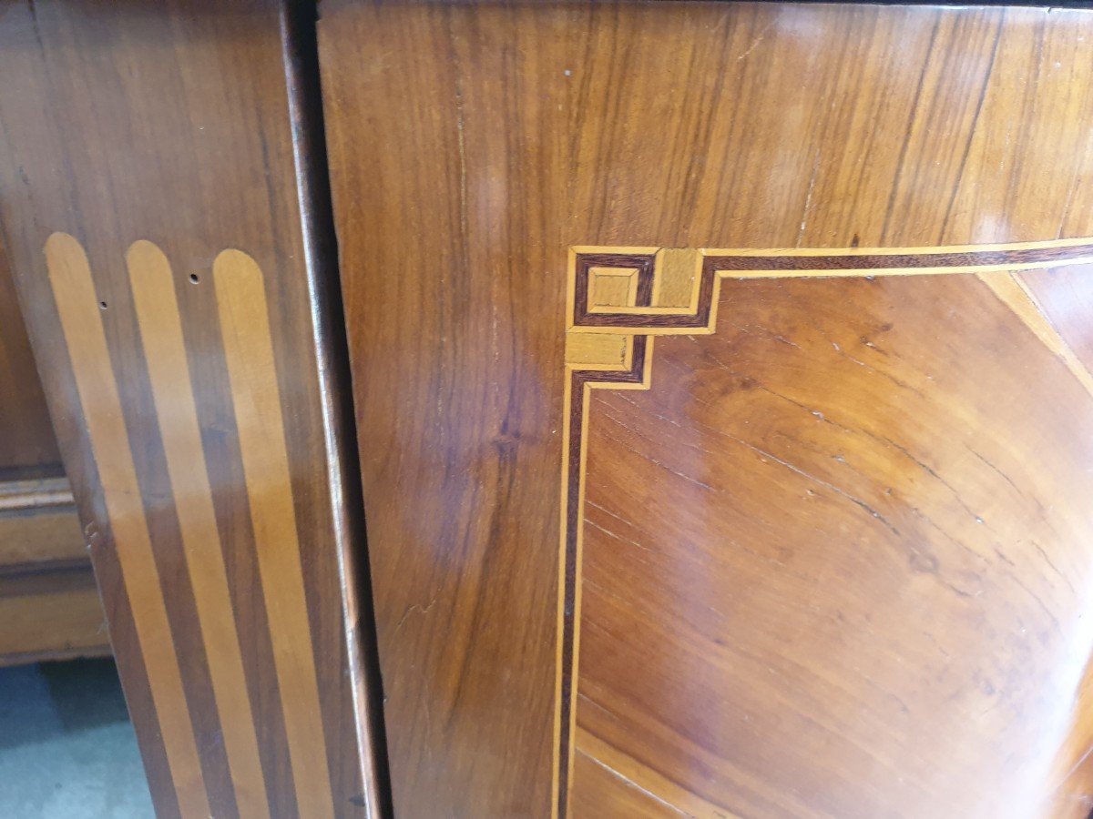 Two Louis XVI Period Corner Cupboards Forming A Pair-photo-3