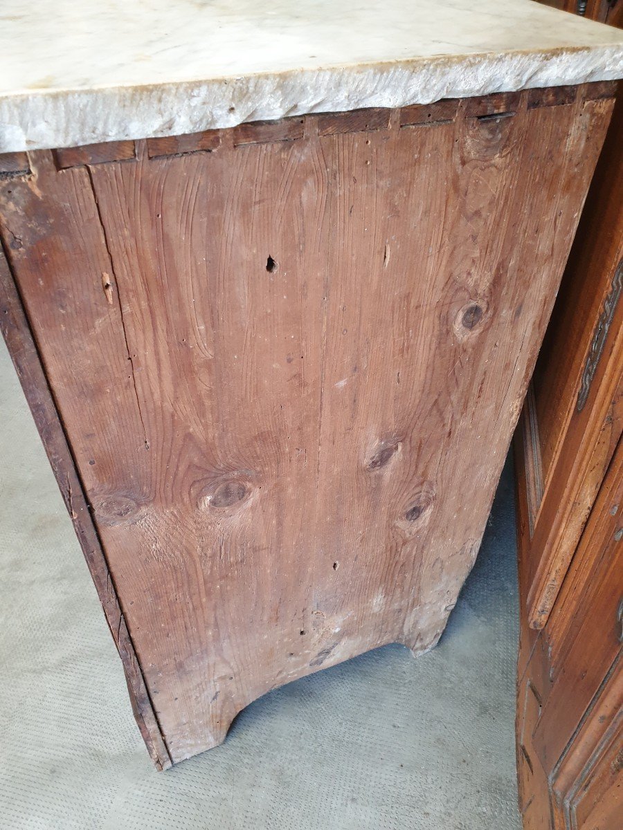 Two Louis XVI Period Corner Cupboards Forming A Pair-photo-5