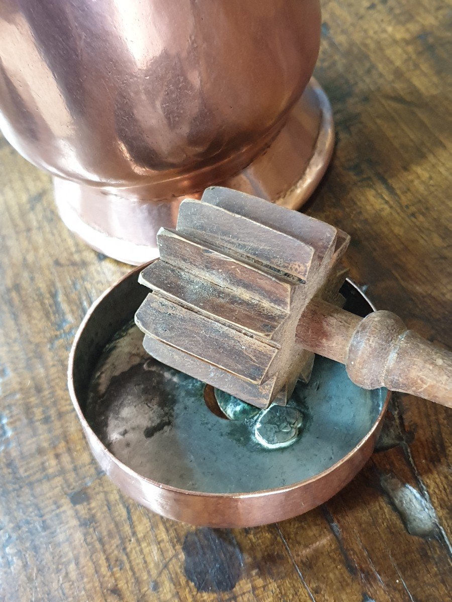 Eighteenth Century Copper Chocolatiere-photo-2