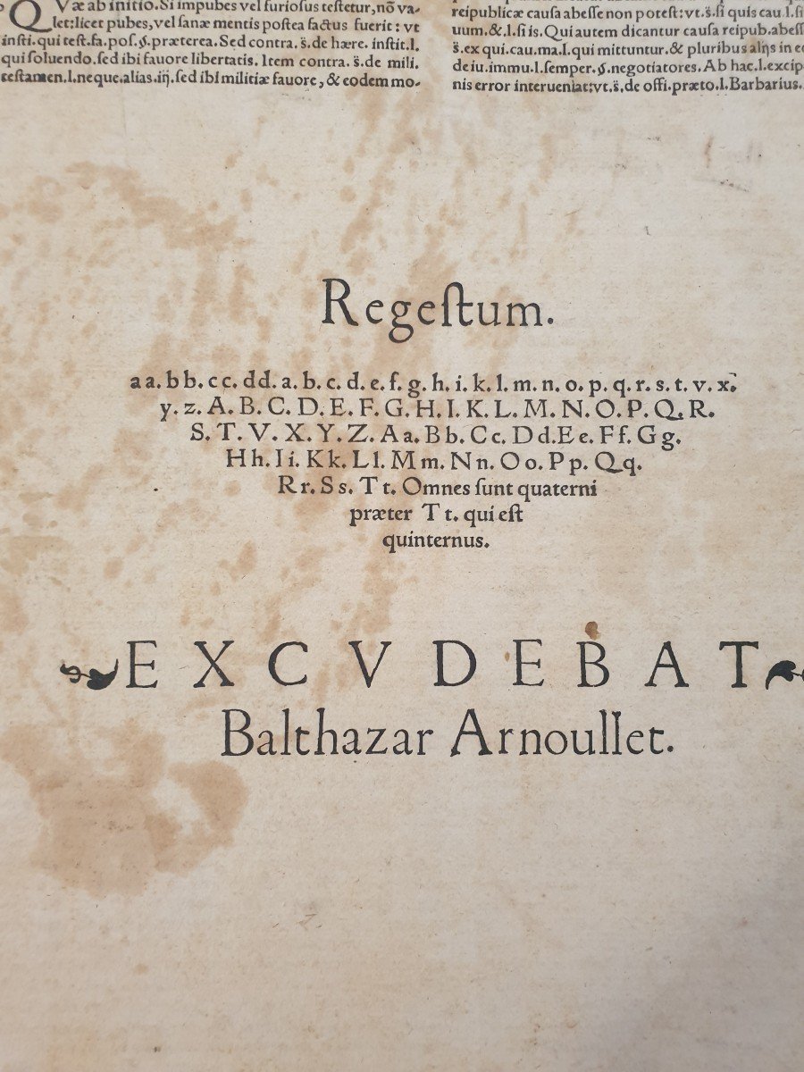Trois Importants Livres En Latin , XVIème Sicle-photo-8
