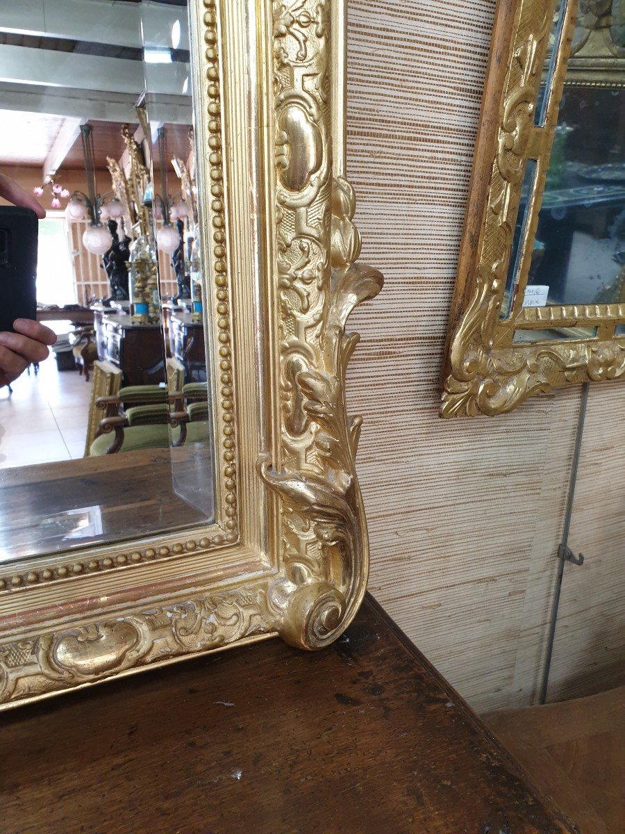 Beautiful Napoleon III Fireplace Mirror-photo-7
