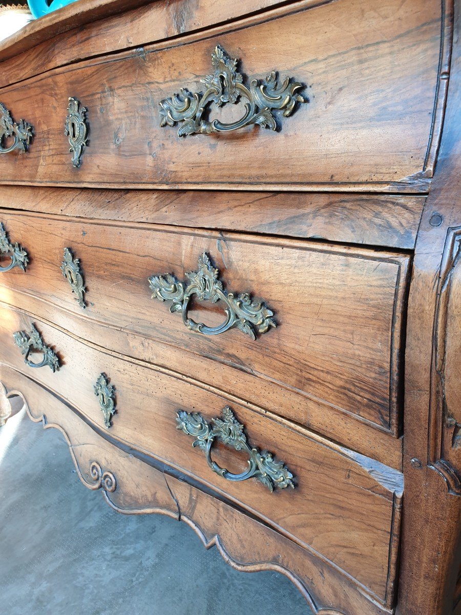 18th Century Walnut Tomb Commode-photo-3