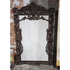 Very Large Carved Wooden Frame 