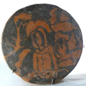 Terracotta Disc Decorated On Both Sides, Jean Paulet