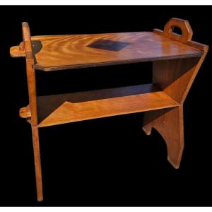 Double-tray Table With Dowels