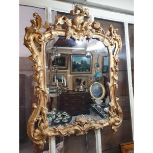 Beaucaire Mirror In Golden Wood Early Eighteenth