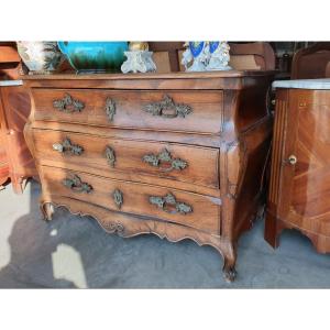 18th Century Walnut Tomb Commode