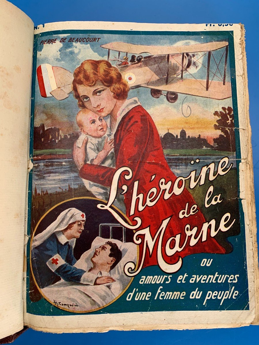 L’héroïne De La Marne Par Pierre De Beaucourt, 3 Volumes -photo-4