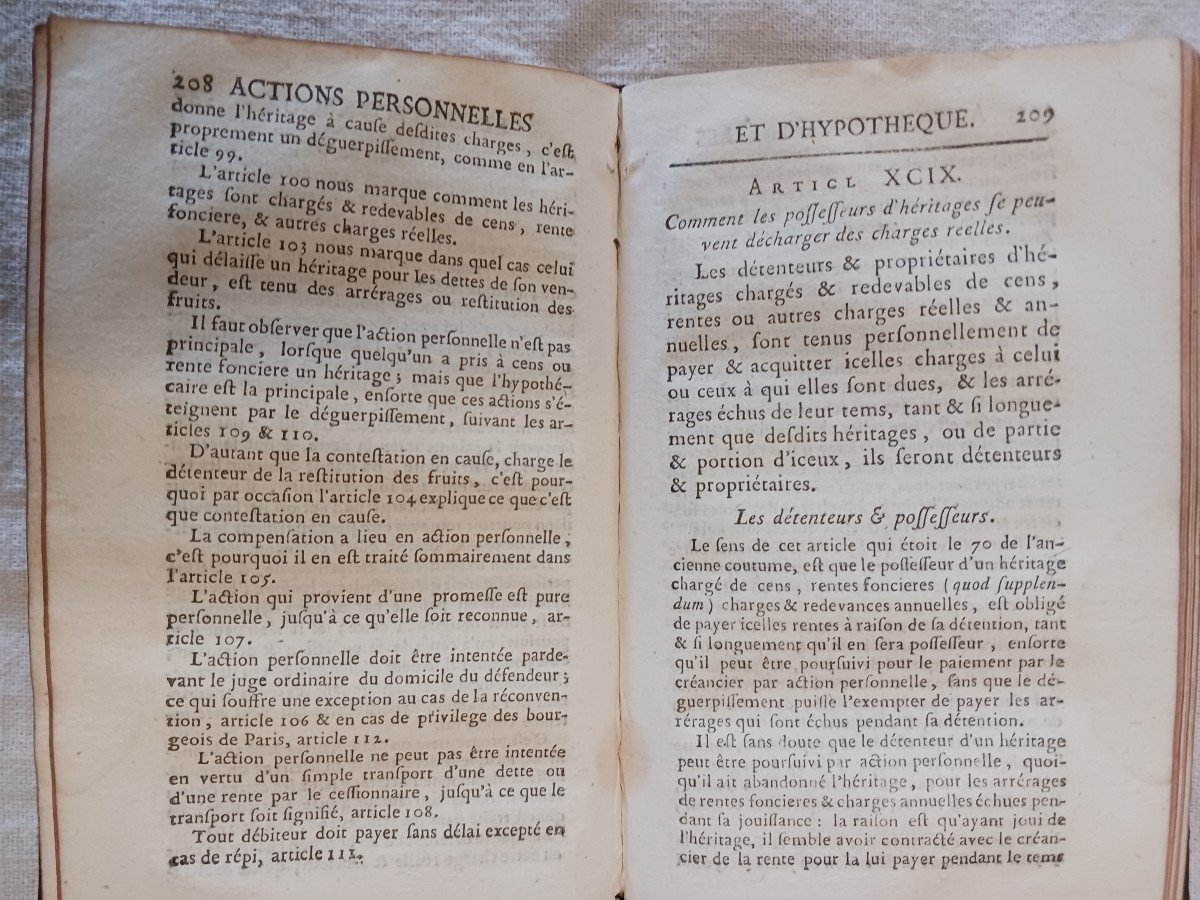 Nouveau Commentaire Sur La Coutume De La Prévoté Et Vicomté De Paris  1770   60 Euros-photo-2