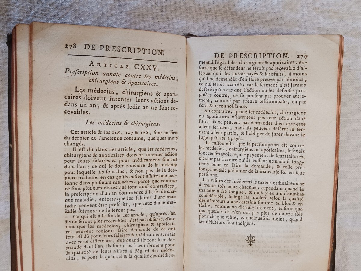 New Commentary On The Custom Of The Provost And Viscount Of Paris 1770 60 Euros-photo-2