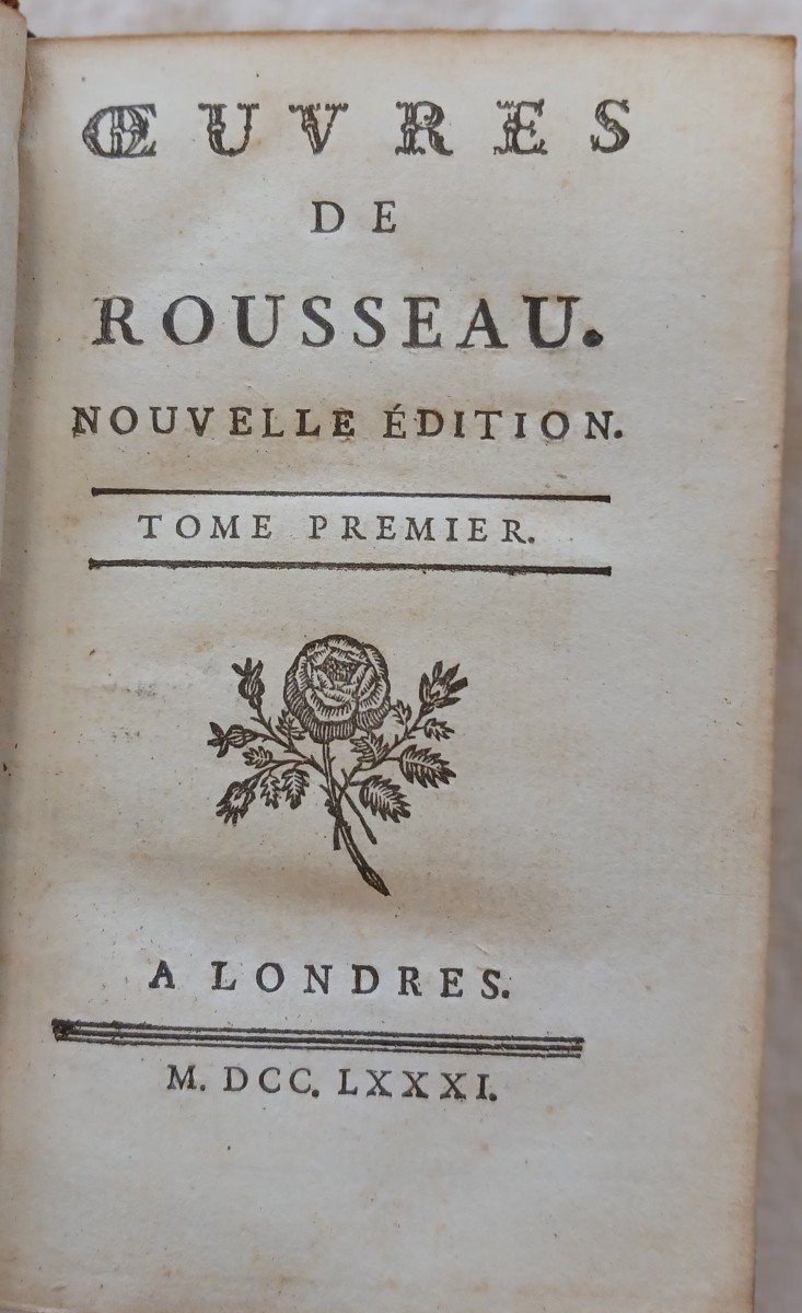 Works Of Jean Baptiste Rousseau 1781 60 Euros