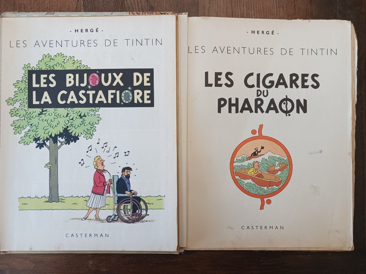 Les Aventures De Tintin  Hergé Editions Casterman  120 Euros-photo-2