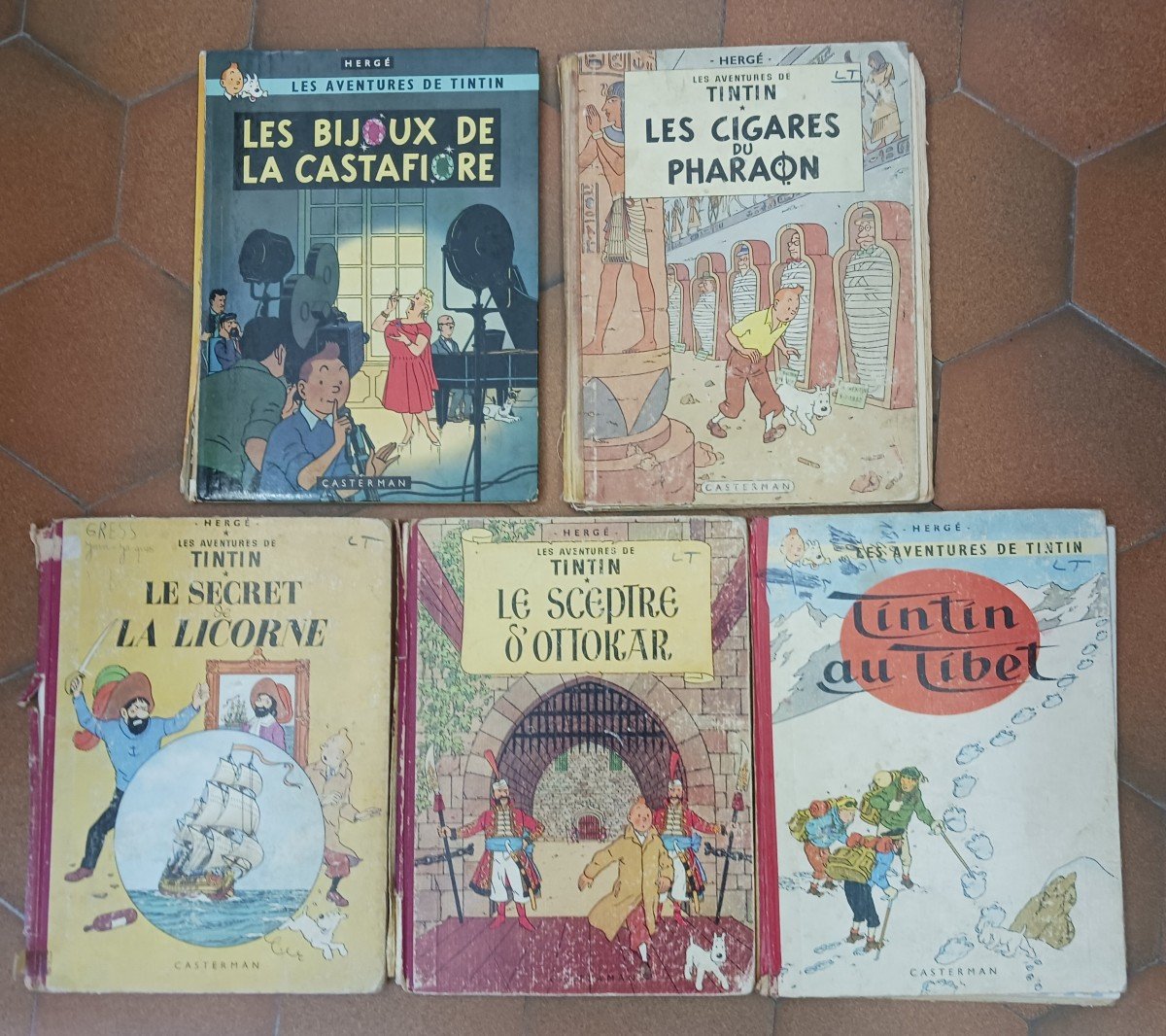 Les Aventures De Tintin  Hergé Editions Casterman  120 Euros