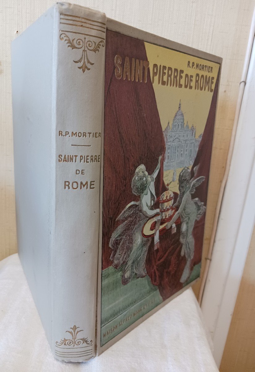 Saint Pierre De Rome Par Mortier  1898   60 Euros-photo-6