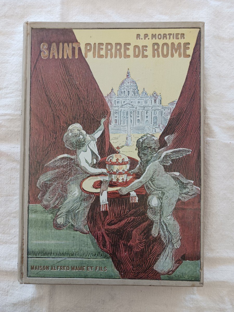 Saint Pierre De Rome Par Mortier  1898   60 Euros