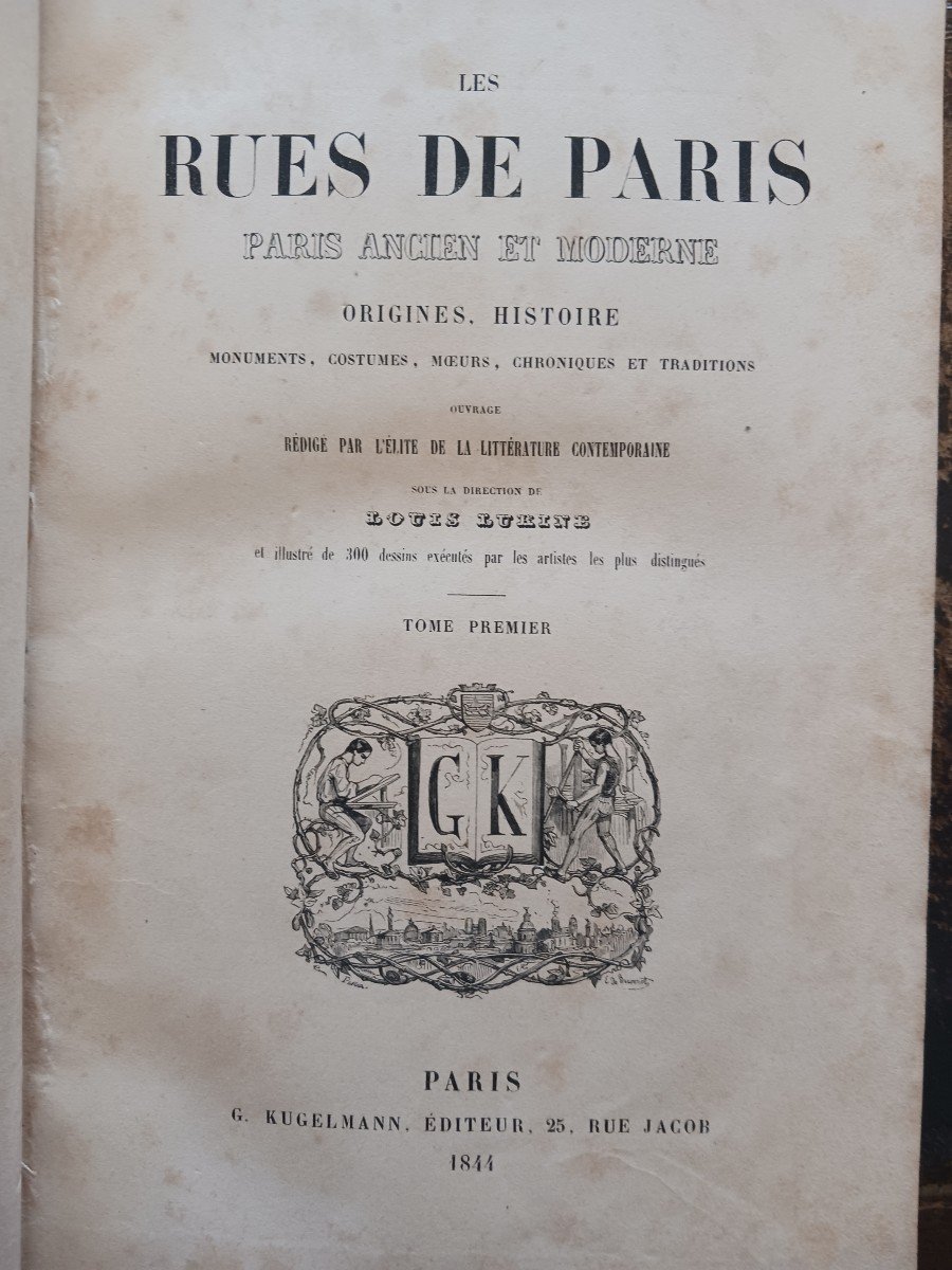 The Streets Of Paris 1844 70 Euros