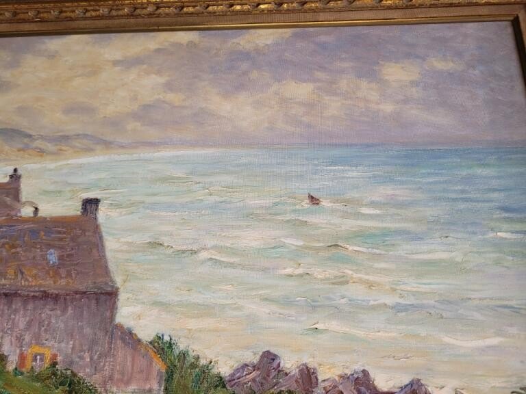Pierre De Palezieux   (1886-1980)  Equihen (côte d'Opale)  1250 Euros-photo-2