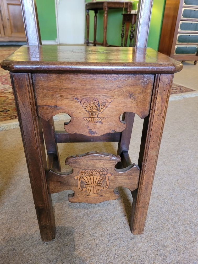 Pair Of 18th Century Swiss Chairs 900 Euros-photo-2