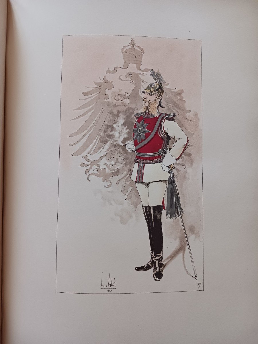 Cavalry Sketch By L. Vallet / 1893-photo-3