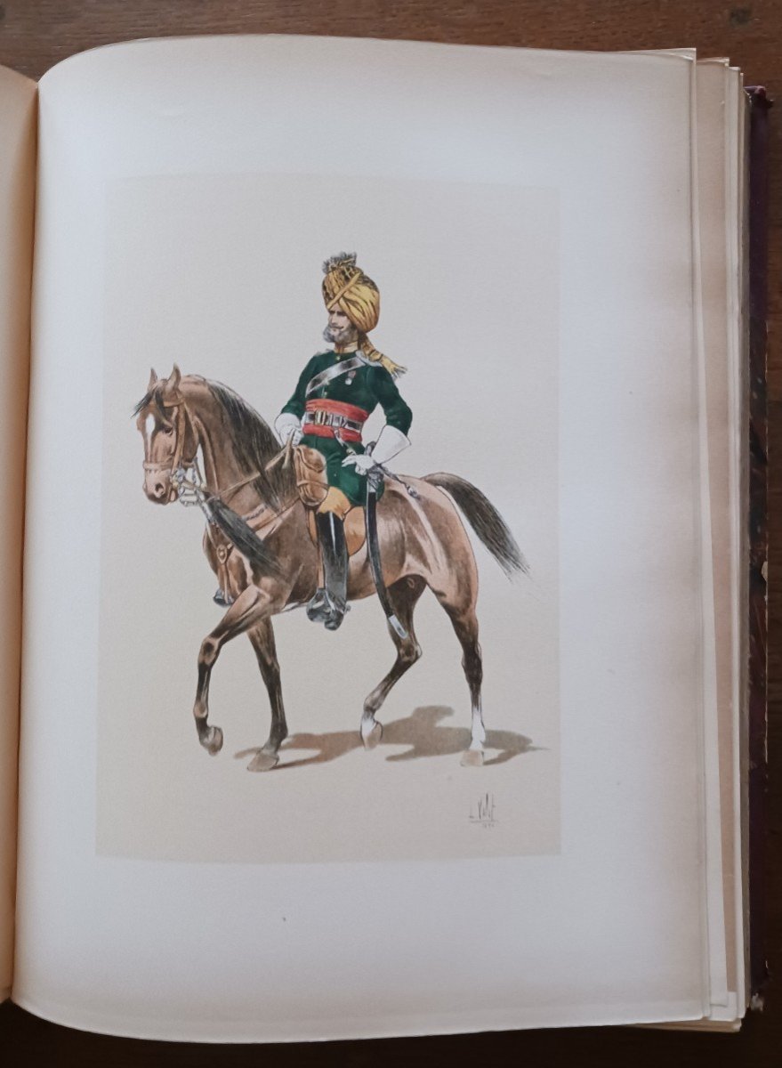Cavalry Sketch By L. Vallet / 1893-photo-3