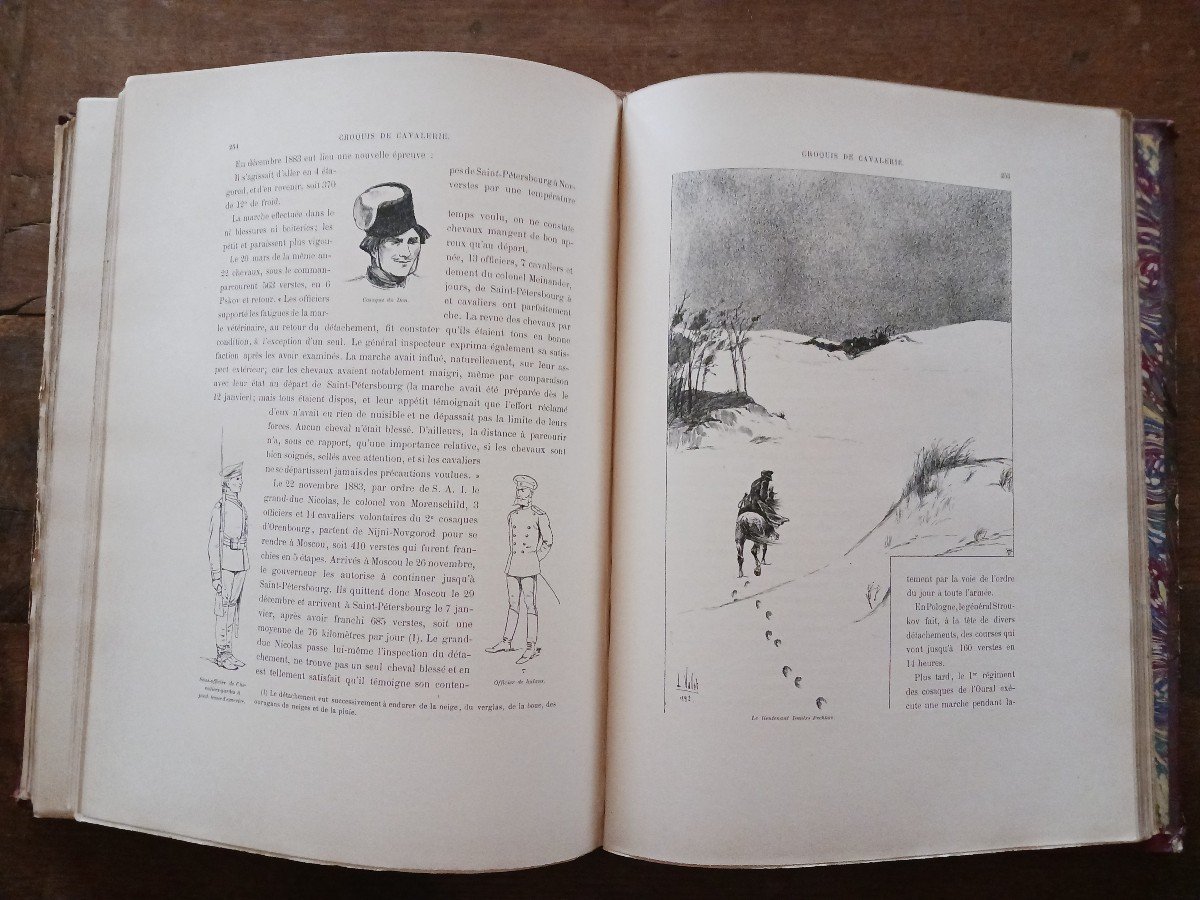 Cavalry Sketch By L. Vallet / 1893-photo-5