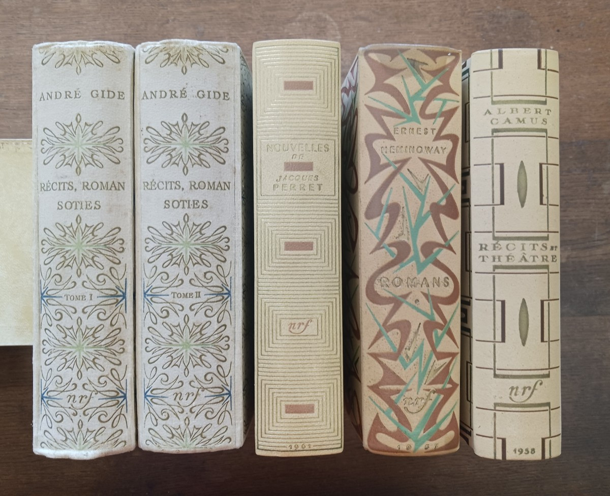 Set Of 5 Books / Gallimard - Nrf / 20th Century