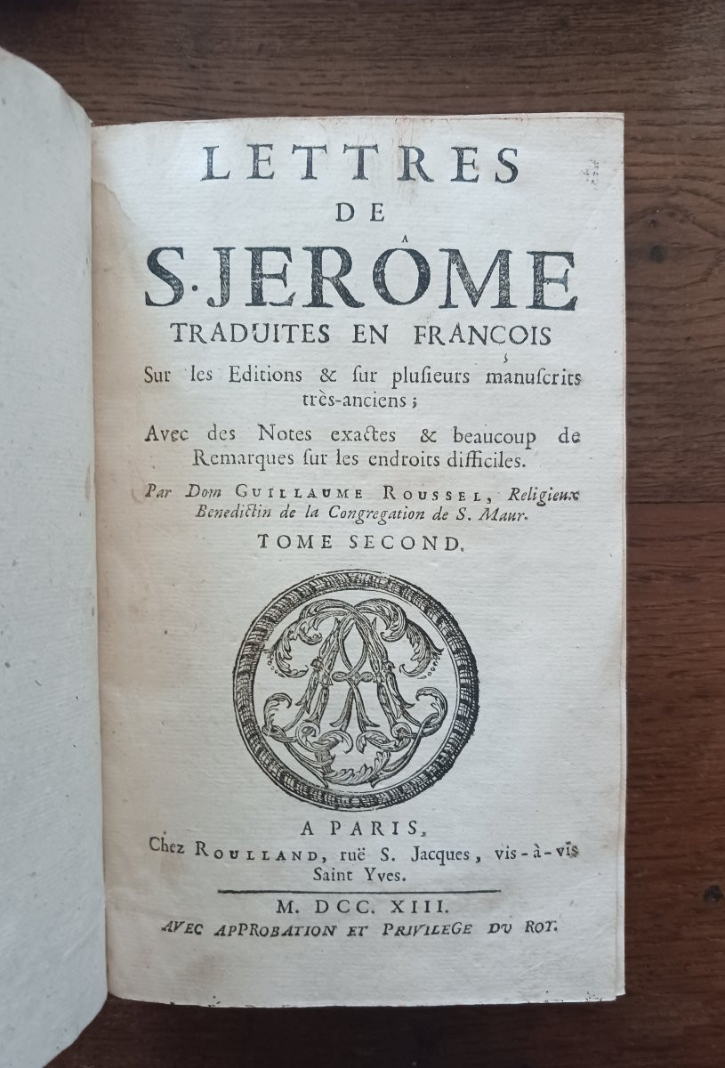 Letters Of Saint Jerome / 1713-photo-2