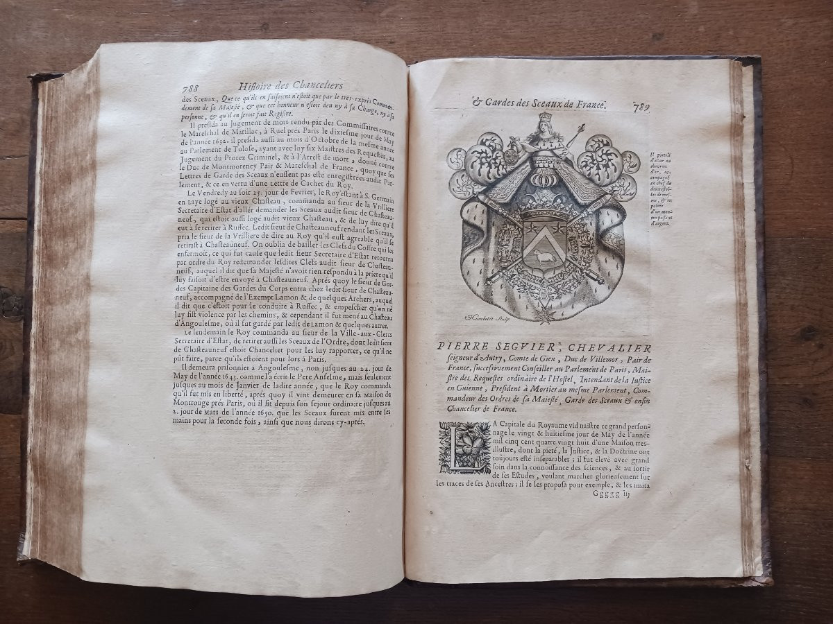 Histoire Des Chanceliers Et Des Gardes Des Sceaux De France  / 1680-photo-7