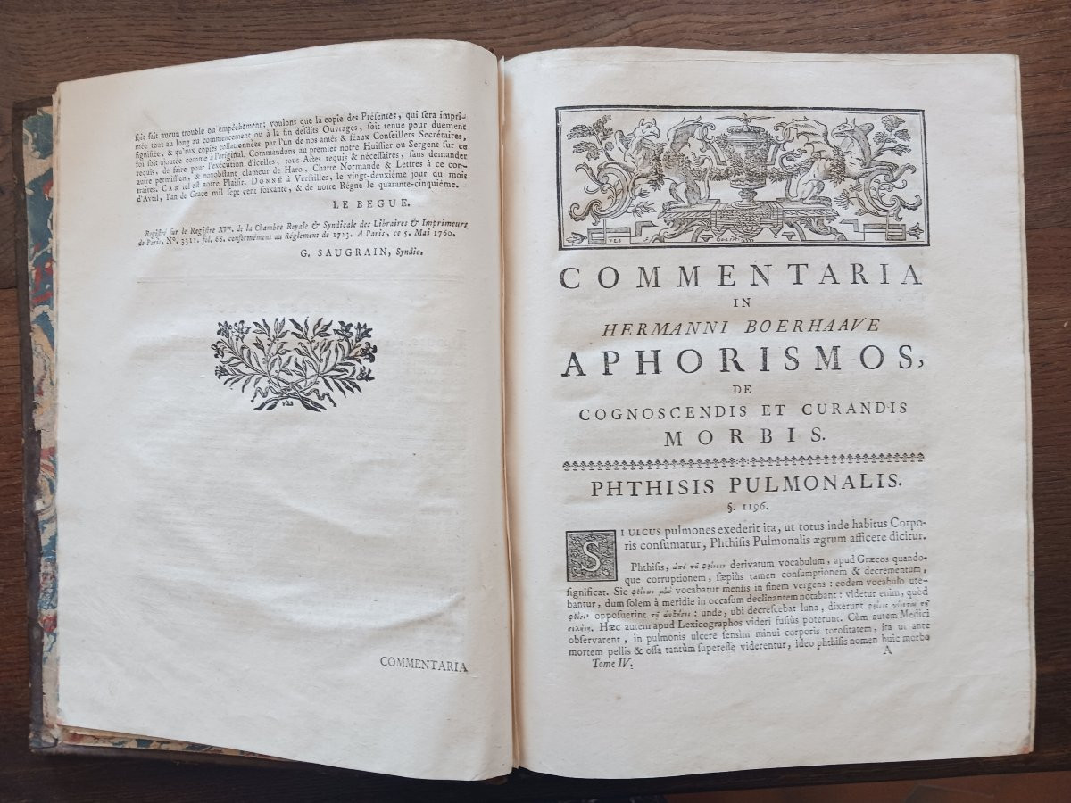 Commentaria In Hermanni Boerhaave Aphorimos De Cognoscendis  /1771-photo-3