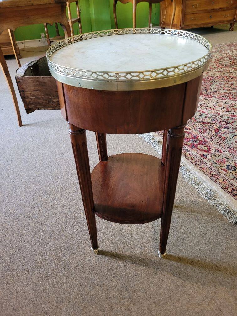 Table de salon en acajou / Epoque Louis XVI-photo-2