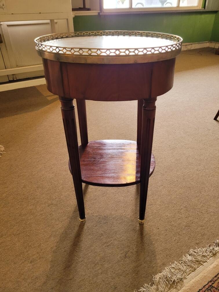 Table de salon en acajou / Epoque Louis XVI-photo-3