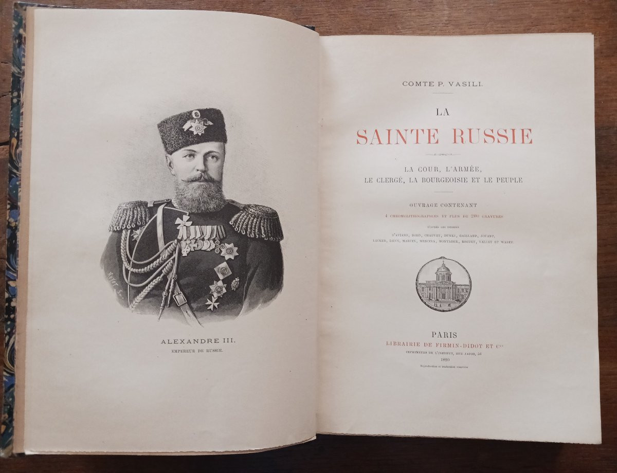 La Sainte Russie  Par  Comte P. Vasili  / 1890-photo-2