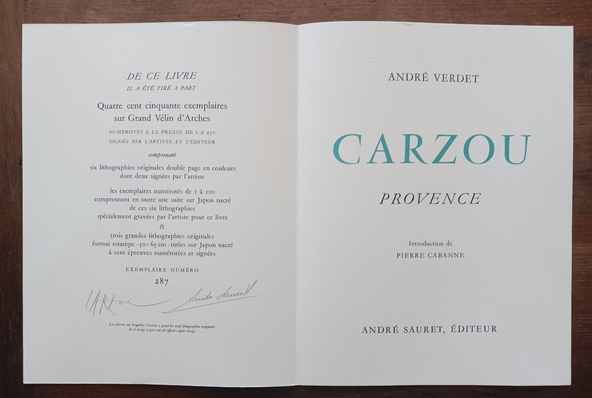 Carzou / Provence / André Verdet-photo-2