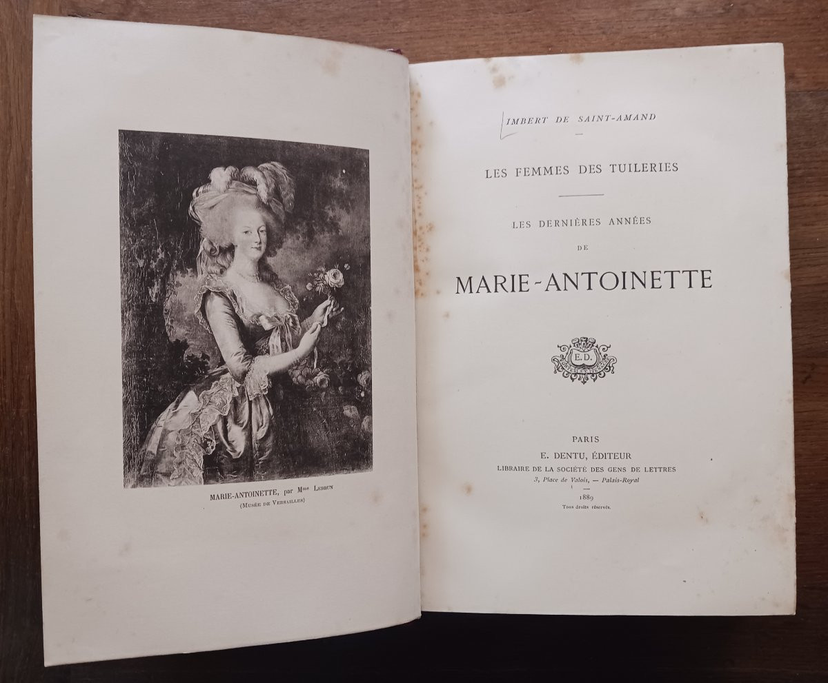 The Court Of Marie-antoinette And The Last Years Of Marie-antoinette /1887-photo-2