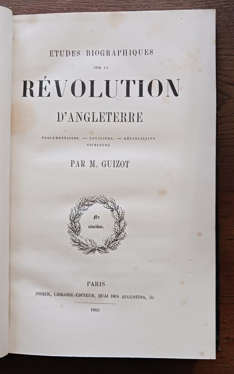 Collection Of Books By Guizot / 1824-1855-photo-2