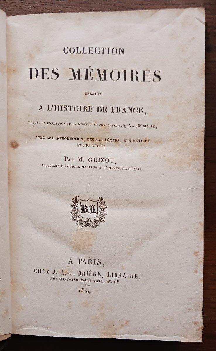 Collection Of Books By Guizot / 1824-1855-photo-5