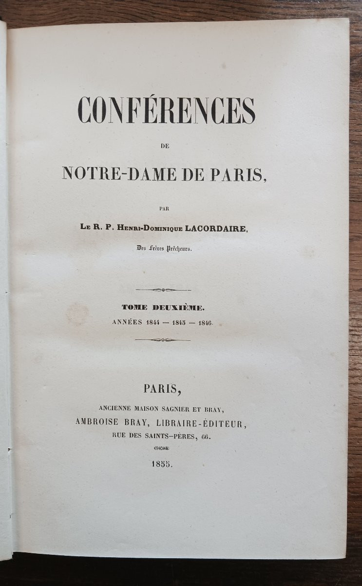 Conférences de Notre Dame de Paris par Lacordaire    /  1853-photo-3